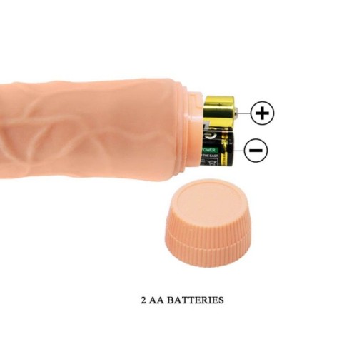 Vibrator cu aspect realist si vibratii de intensitate variabila Realistic Multi-Speed Vibrator 19cm - Img 3