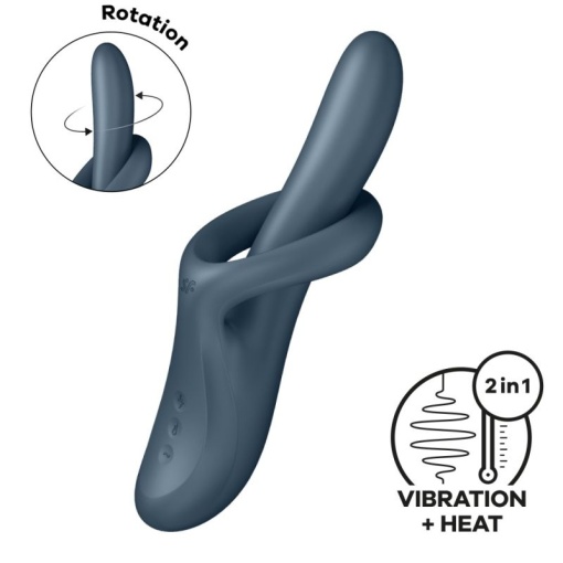 Vibrator cu incalzire si rotatii - Heat Flex 4 - Img 3
