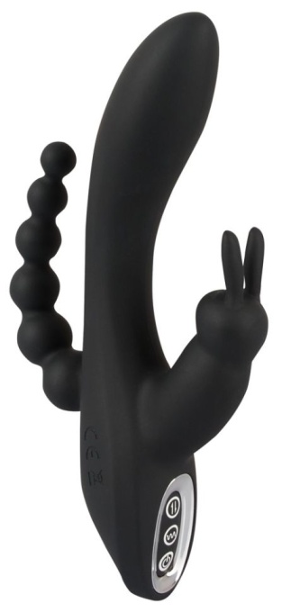 Vibrator cu stimulator de clitoris si anal Triple G-Spot Vibrator (20,8 cm) - Img 2