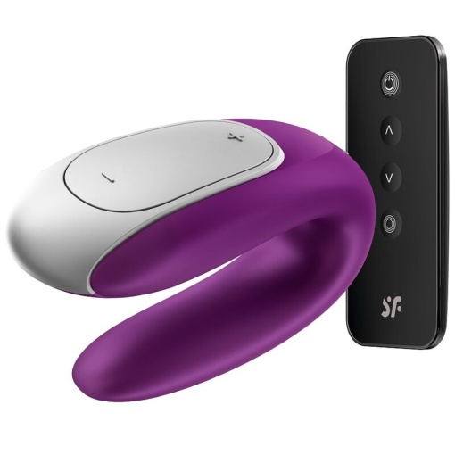 Vibrator cu telecomanda SATISFYER Double Fun (Violet) - Img 7