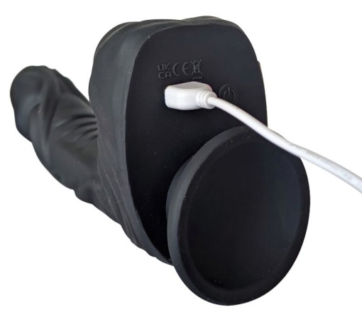 Vibrator cu varf rotatic 8,6" Rotating &amp; Thrusting Vibrating Dong (22.8cm) - Img 5