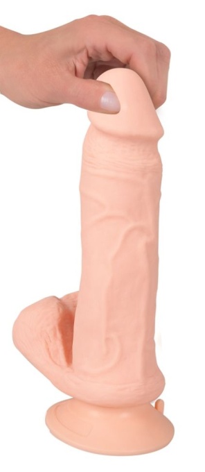 Vibrator flexibil realist cu ventuza, 10 moduri de vibratie Bendable RC Vibrator with Balls - Img 5