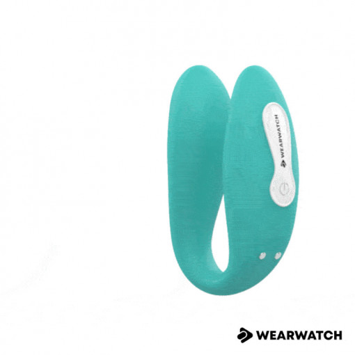 Vibrator inteligent Wearwatch - dual technology Watchme light green vibrator