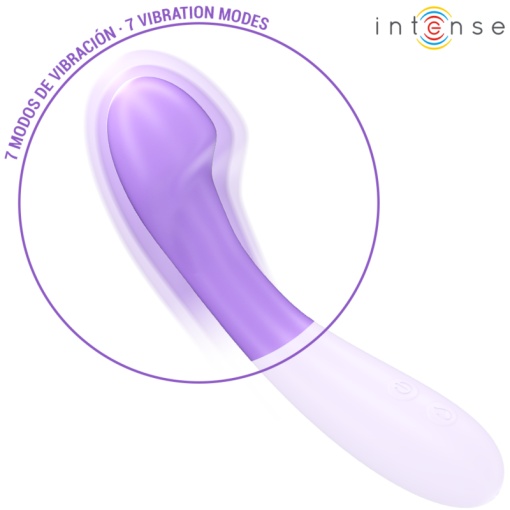 Vibrator INTENSE BECKY – 19 cm, Funcție de incalzire si 7 Moduri de Vibratie - Img 3