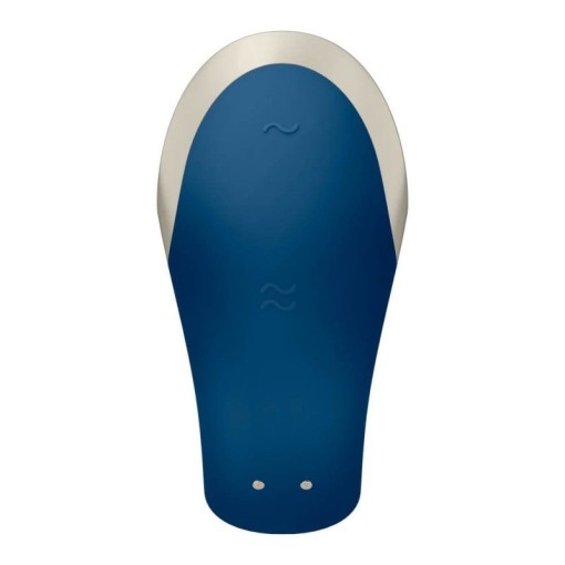 Vibrator luxos pentru cupluri Satisfyer Double Love (Blue) - Img 4