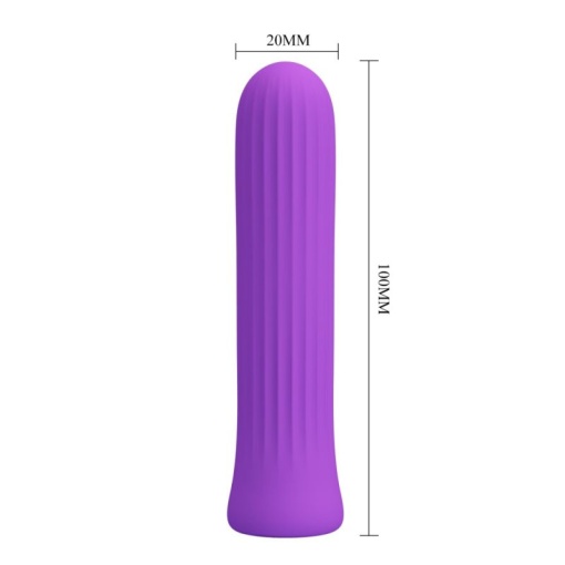 Vibrator Mic 10cm Pretty Love Blanche Purple
