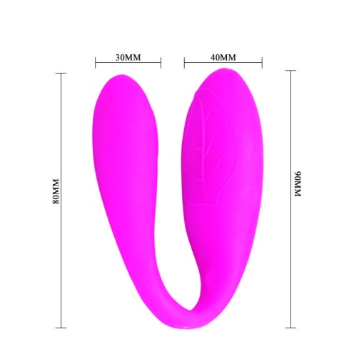 Vibrator pentru cupluri Pretty Love - Fascination Lilac Massager - Img 6