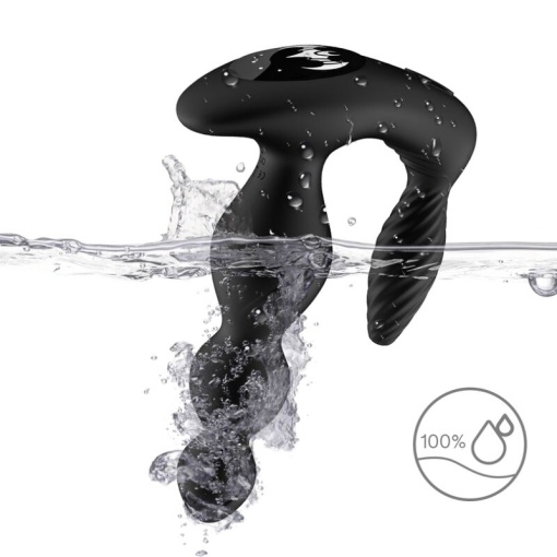 Vibrator plug anal cu stimulare dubla cu telecomanda ARMONY - MANFUN - Img 4