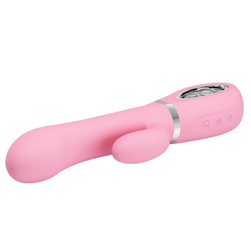 Vibrator rabbit cu 12 functii de vibratie si 4 functii de rotatie PRETTY LOVE - TERNENCE (19.6cm)
