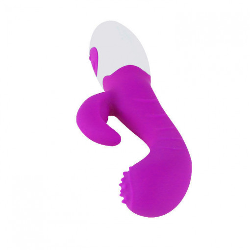 Vibrator rabbit de mici dimensiuni, din silicon Pretty Love Arthur 20cm - Img 7