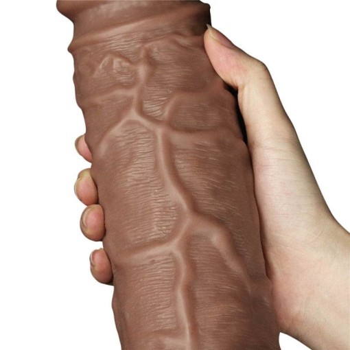 Vibrator Realistic Chubby Brown 26.25cm x 6.3cm - Img 5