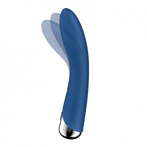 Vibrator rotativ pentru punctul G cu 5 viteze de rotație Satisfyer Spinning Vibe 1, blue - Img 3