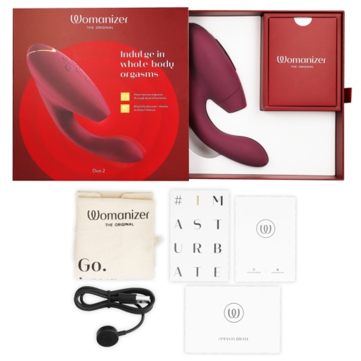 Vibrator stimulator Womanizer - DUO 2 Stimulator Bordeaux - Img 5