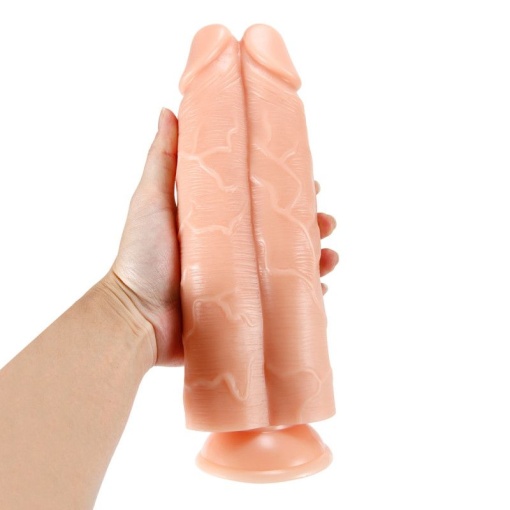 X-Men 11" 2-in-1 Dildo Flesh (28.5cm x 8.9cm) - Img 2