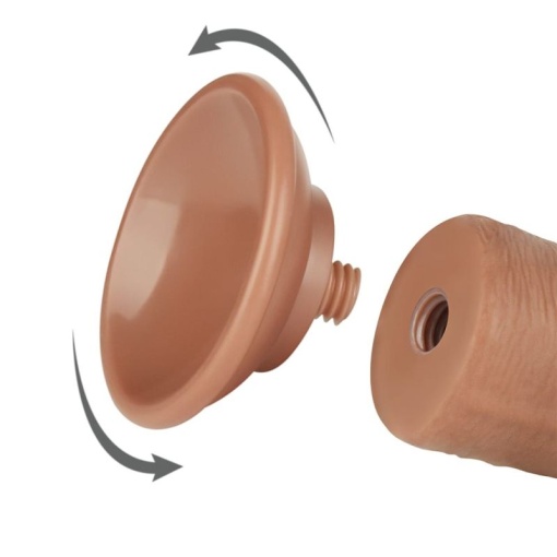 8'' Sliding Skin Dual Layer Dong Brown II (20cm) - Img 3
