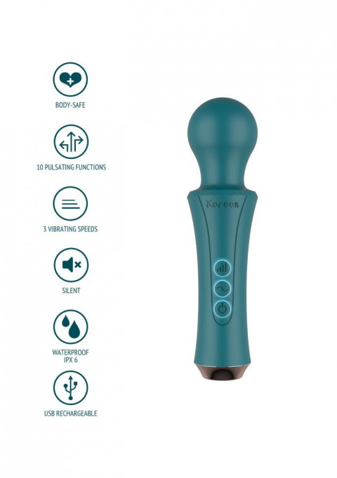 Aparat masaj vibrator wand The Personal Wand, XOCOON, green - Img 5