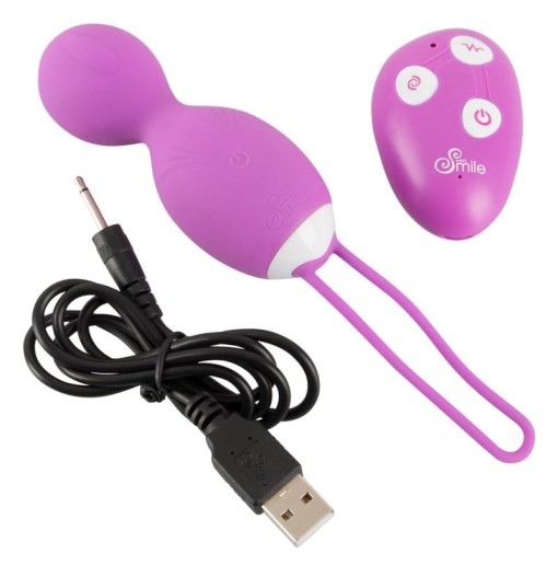 Bile vaginale cu telecomanda Remote Controlled Rotating Love Ball - Img 5
