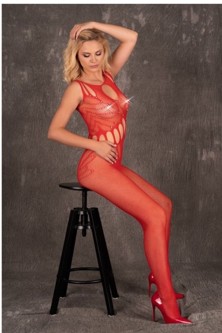 Catsuit AMAHIL, Livia Corsetti, red - S/L - Img 3