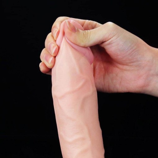 Dildo cu ejaculare Soft Ejaculation Cock With Ball 23cm - Img 3