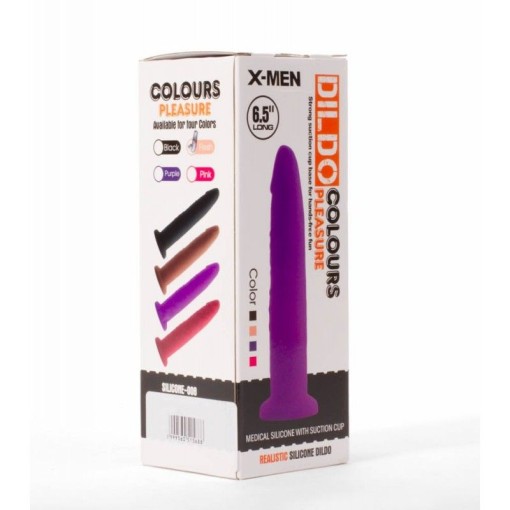 Dildo de inalta calitate din Silicon X-MEN 6.5" Dildo Colours Pleasure Flesh (15.5cm) - Img 2