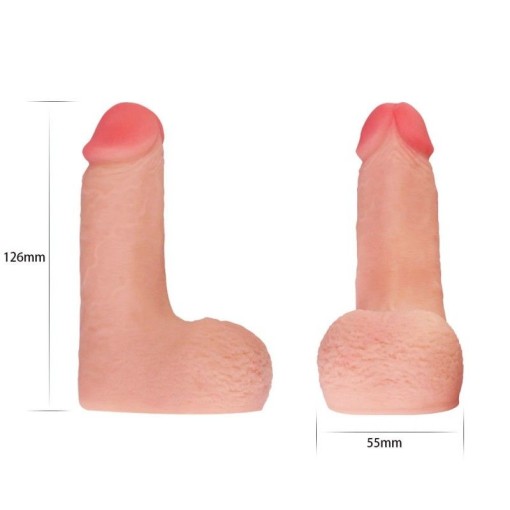 Dildo moale ca un penis in stare flsca 5" Skinlike Limpy Cock