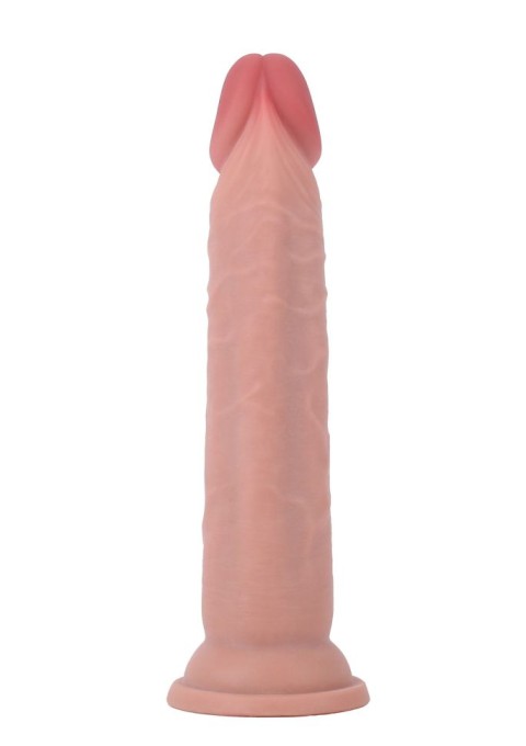 Dildo realist cu dubla densitate si ventuza de fixare Deluxe Dual Density Dong 8 In (17.5cm) - Img 5