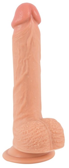 Dildo realist din silicon lichid, cu ventuza Real Lover Medium