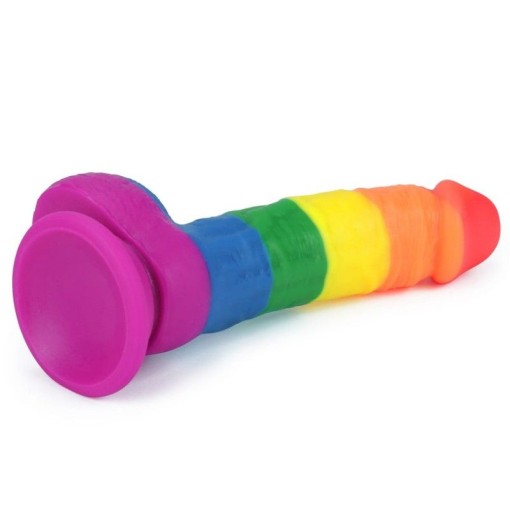 Dildo realistic Pride din silicon compatibil strap-on 8'' Prider Dildo (20.5cm)