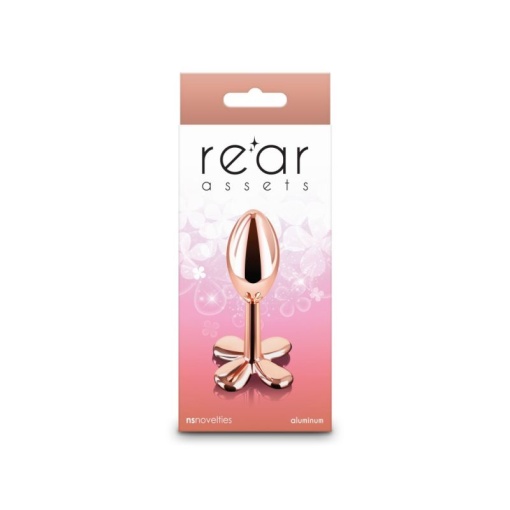 Dop anal auriu Rear Assets - Clover - Rose Gold - Img 2