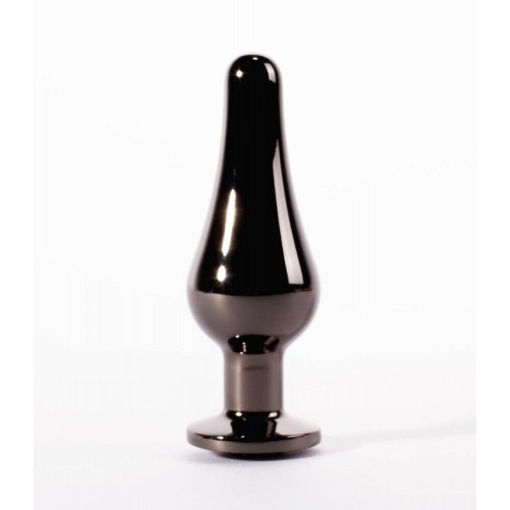 Dop anal Mediu Secret Shine Gun Colour Jewelled Metal Butt Plug (11.2cm) - Img 3
