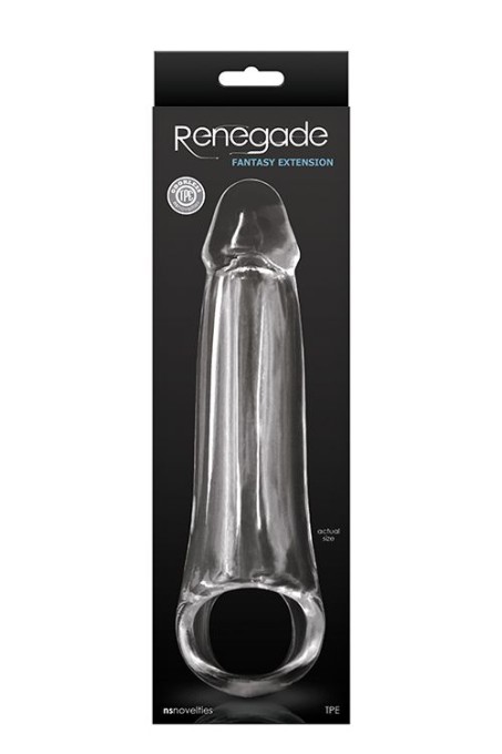 Extenisie transparenta RENEGADE FANTASY EXTENSION LG CLEAR 23.3cm - Img 2