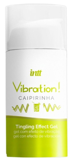Gel pentru stimulare si excitare INTT Vibration! CAIPIRINHA, cu efect de incalzire - Img 2