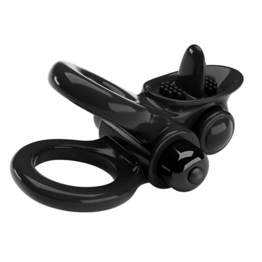 Inel cu vibratii cu stimulator de clitoris Pretty Love Passionate Ring (8.8cm) - Img 3