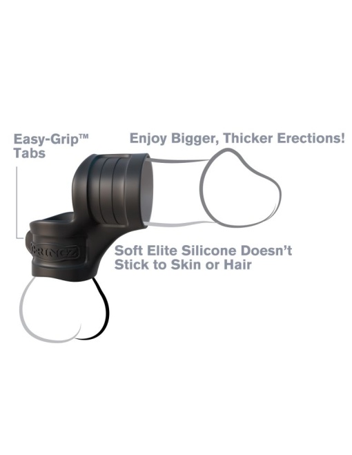 Inel dublu din silicon MR. BIG COCK RING &amp; BALL STRETCHER - Img 4