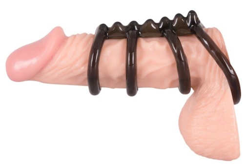 Inel penis multiplu pentru erectii puternice New TPE Cockring 2 - Img 3