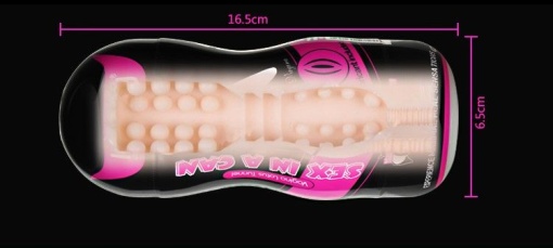 Mastubator cu vibratii SEX IN A CAN (with vibrations) (16cm) - Img 5
