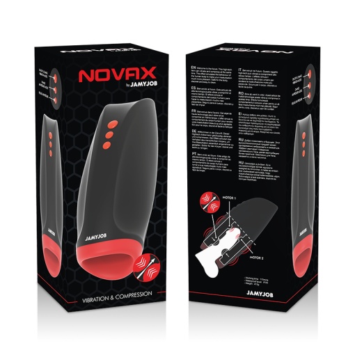 Masturbator cu 6 Moduri de Suctiune si Compresie 10 moduri de vibratie JAMYJOB - NOVAX - Img 6