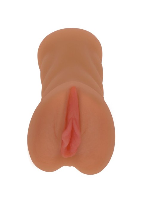 Masturbator de buzunar, replica zonei intime a actritei Alexa Tomas Pocket Pussy, Caramel skin tone - Img 2