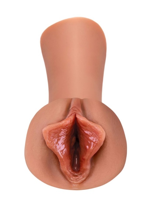 Masturbator forma de vagin si autolubrifiere Wet Pussies - Luscious Lips, Caramel skin - Img 3