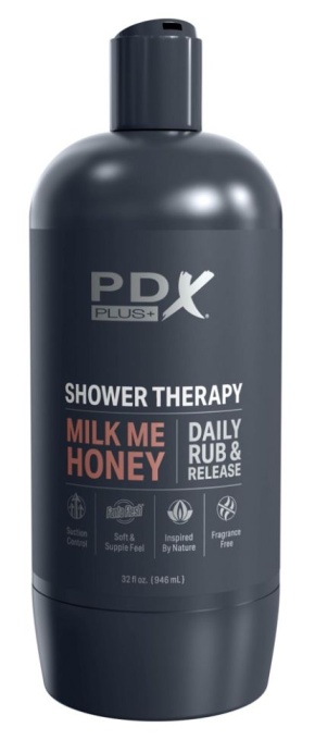Masturbator Shower Therapy Milk Me Honey, Brown - Img 2
