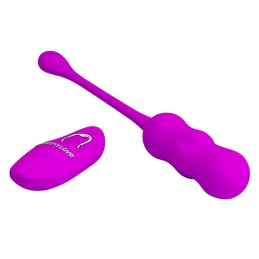 Ou din silicon cu telecomandă Pretty Love Leshy 18.6cm - Img 3