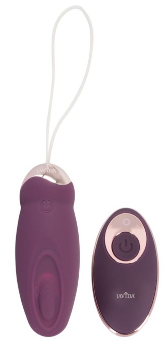 Ou vibrator cu telecomanda 8 moduri de pulsare Javida RC Knocking Love Ball - Img 6