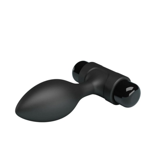 Plug anal cu vibratii Butt Plug Vibratii - Incepatori (8.6cm x 2.7cm) - Img 3