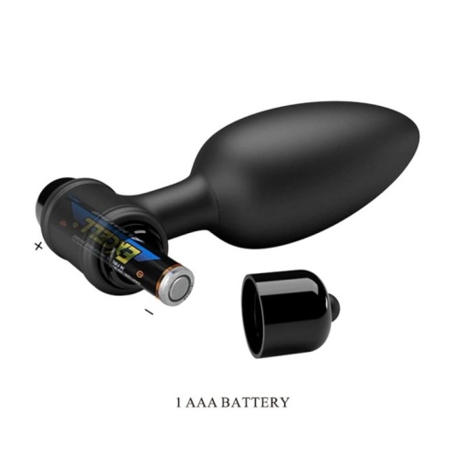 Plug anal din silicon cu 10 viteze de vibratii Pretty Love Vibro Plug II - 11.8cm x 3.8cm - Img 3