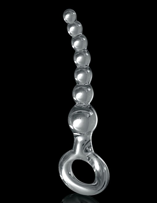 Plug anal elegant din sticla ICICLES NO 67 - Img 2