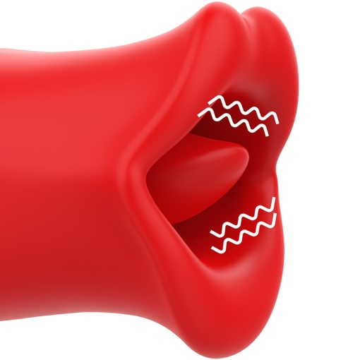 Stimulator clitoris limba vibratoare MIA - SICILIA DOUBLE PLEASURE VIBRATING + BITING - Img 7