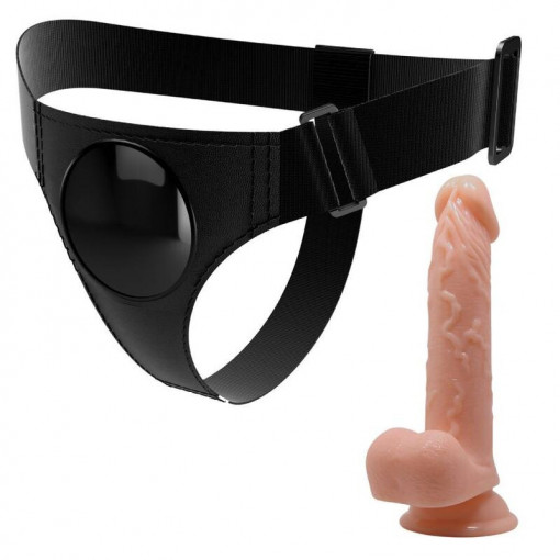 Strap-on cu dildo pentru femei Pretty Love Kevin Harness Briefs - Img 7