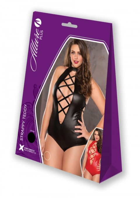 Strappy Teddy Allure, black - 1X/2X - Img 2