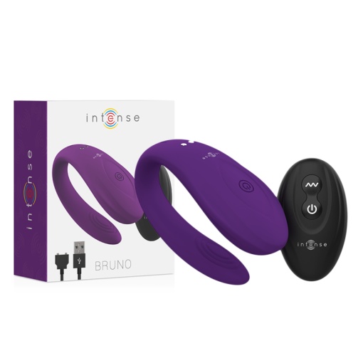 Vibator pentru cupluri Intense Bruno Partner Double Lilac Pleasure - Img 5