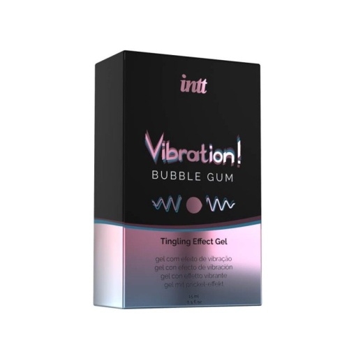 VIBRATION BUBBLE GUM 15ML - Vibrator lichid - Img 3